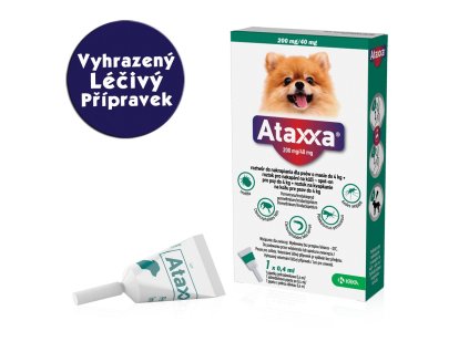 Ataxxa 200 Spot-on Dog S (do 4kg) - VLP