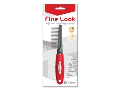 Fine Look red image - hřeben středně hustý