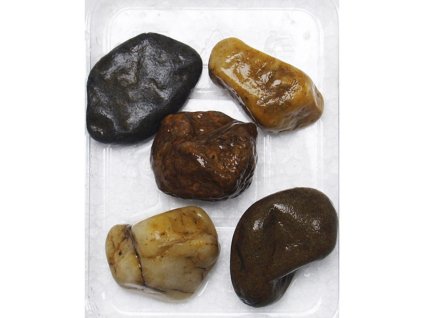 Písek akvarijní č.9 hnědý - oblázky, 3kg