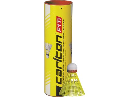 Badminton míčky CARLTON F1 Ti Yellow (rychlý/červený)