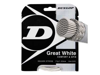 Squash struny DUNLOP STRUNY squash - BIO GREAT 17G/1,22 mm (SET 12m)