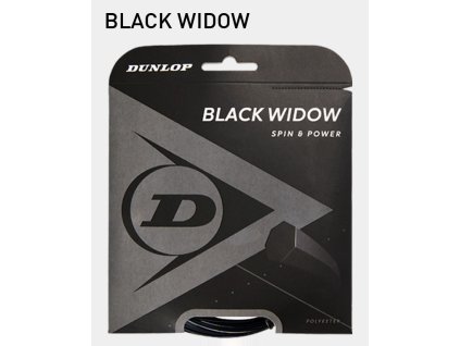 Tenis struny DUNLOP BLACK WIDOW 16G 1,26 mm (délka 200 m)