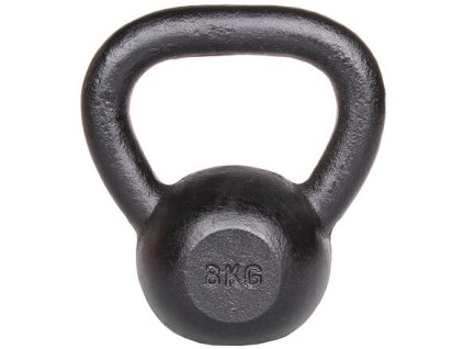 Kettlebell Kov činka černá hmotnost 8 kg