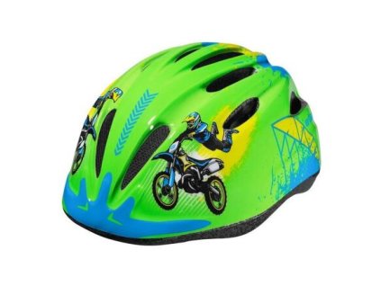 Výprodej - Rebel dětská cyklistická helma zelená velikost oblečení XS-S