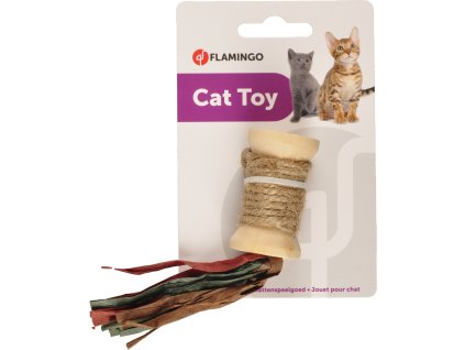 Flamingo Rila Hracka pro kocky Civka hneda 13cm 0301202515212070334