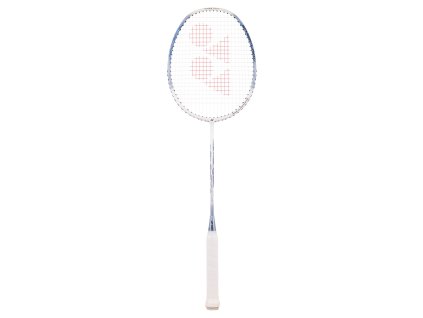 Badmintonová raketa YONEX NANOFLARE 001 CLEAR - bílá, modrá (Hmotnost rakety 5U, Velikost gripu G4)
