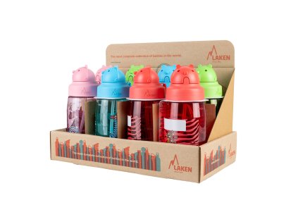 LAKEN Láhev tritan Oby 450 ml (s designy) txema - 8 ks