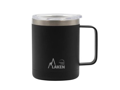 LAKEN Termo hrnek ocel 360 ml černý