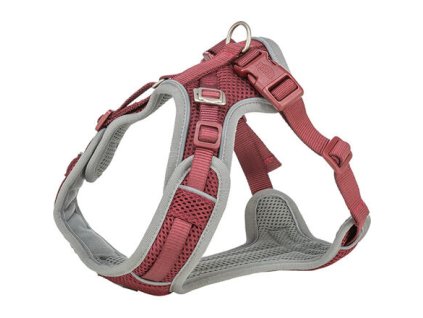 FlexMesh Premium postroj, široký střih, sangria (Provedení L: 63-92 cm/ 25 mm)