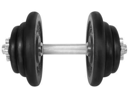 Výprodej - Činka nakládací LIFEFIT® jednoruční 20 kg, 30mm tyč/6x kotouč