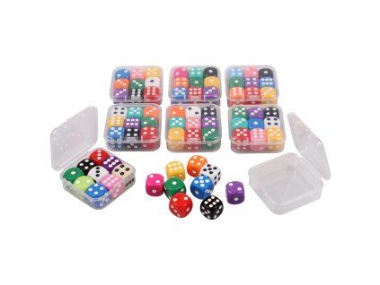Dice Set AC6 házecí kostky sada 8 x 9 ks balení 1 sada
