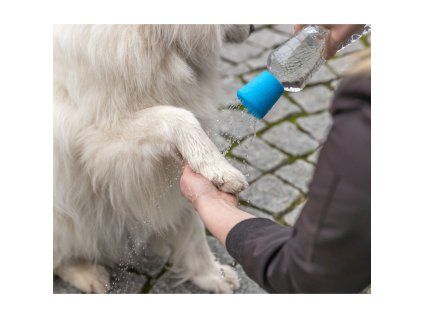 Mobilní sprcha pro psy,  ⌀ 5 x 5.5 cm, modrá