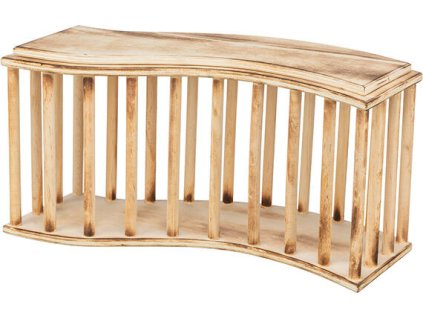 Jesličky na seno stojící 37 x 19 x 13 cm, opalované dřevo