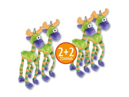 SET 2+2 Drunken animals Loppi - hračky pro psy 50cm