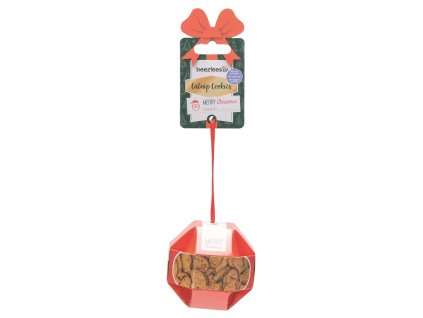 Beeztees Vanocni banka s pamlsky pro kocky Catnip kure tunak 30g 1109202511171656153