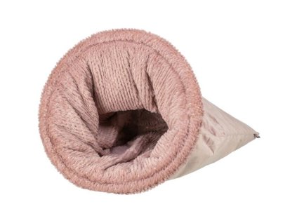 Vánoční sametový vak LIVIA Soft, ø 40 × 60 cm, starorůžová