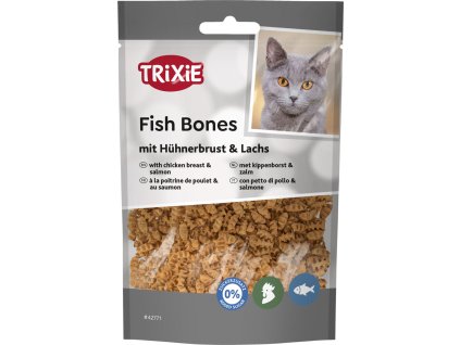 Fish Bones, rybí kostičky s kuřecími prsy a lososem, 50 g