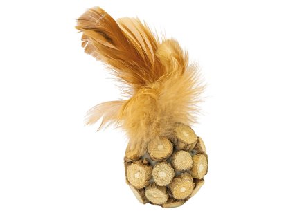 Míček MATATABI s peřím o 5 cm, HipHop Cat