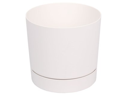 Oliver dekorativní květináč 18 bílá průměr 18 cm