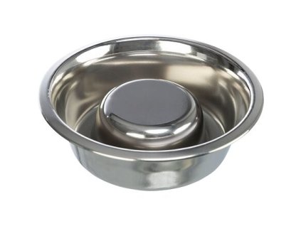 Miska k pomalému krmení, nerez (Provedení 1,5 l/ø 24 cm)