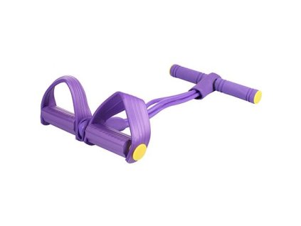 Výprodej - Expander Pull Softy posilovač s táhly fialová varianta 40669