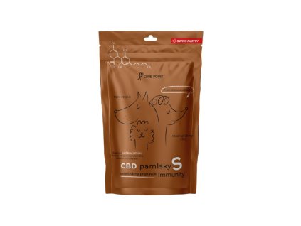 Doplnek vyzivy pro psy CBD Pamlsky Immunity S 100 g 2906202315220224027