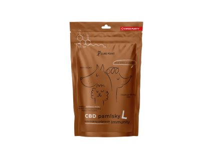 Doplnek vyzivy pro psy CBD Pamlsky Immunity L 100 g 2906202315220270526