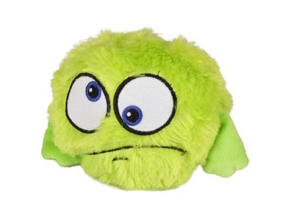 Flamingo Jumping plush toy for dogs green 19x11x9cm