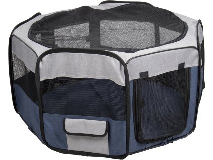 Flamingo Ohradka pro psy FLAVIO seda modra 84x84x43cm 1601202611100898165