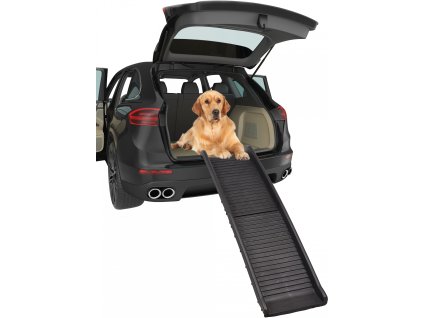 DOG RAMP PLASTIC ZENNA COLLAPSIBLE BLACK 156x40x15CM 0904202110062428619