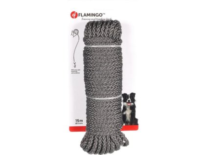 Flamingo Pletene voditko sede pro psy 15mx8mm 1301202608503240083