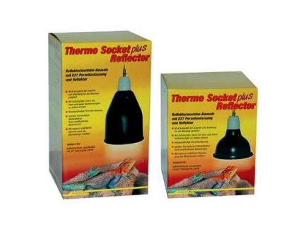 Lucky Reptile Thermo Socket plus Reflector Velky V 23 x 14 cm 0901202604302374445