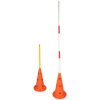 Multi cone with holes orange height/width 52 cm