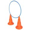 Multi cone with holes orange height/width 52 cm