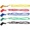 Whistle Colored 012 plastic whistle with string variant 29696