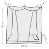 Mosquito net Box net against insects variant 30303
