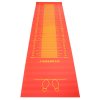 Measuring mat for a long jump from a place, red variant 32237