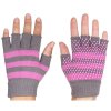 Griffige G1 Yoga-Handschuhe, fingerlose rosa Version 35969