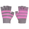 Griffige G1 Yoga-Handschuhe, fingerlose rosa Version 35969