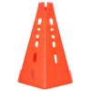 Hex Cone cone with holes orange height/width 32 cm