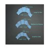 Paddle Silicone swimming membranes size L