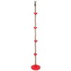 Swing climbing rope with discs red variant 39321