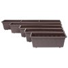 Garden box brown length 40 cm
