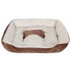 Comfy dog bed brown size S