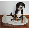 Comfy dog bed brown size L