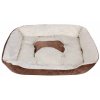 Comfy dog bed brown size L