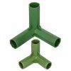 Pipe Buckle Corner spojka pro zahradní tyče průměr 11 mm