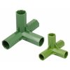 Pipe Buckle 4-side coupling for garden poles diameter 16 mm