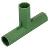 Pipe Buckle 3-side coupling for garden poles diameter 16 mm