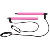 Pilates Sticks exercise bar with rubber pink version 38471